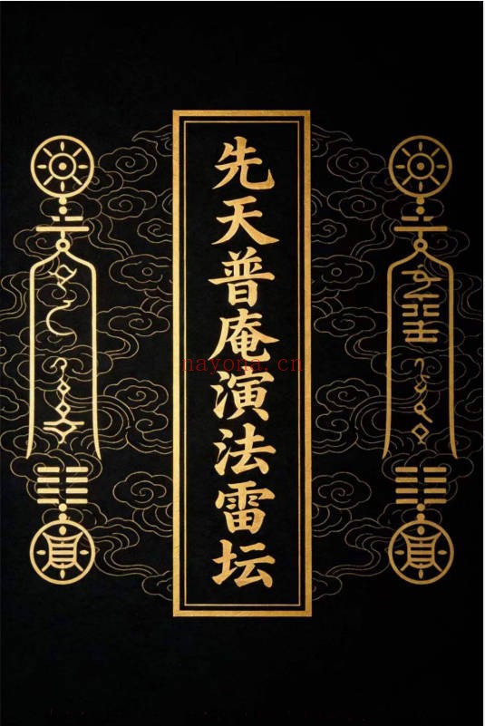 先天普庵演法雷坛78页PDF 普庵派法本