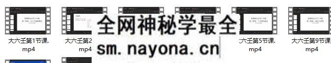 陆长青六壬课视频19集➕课件Y/