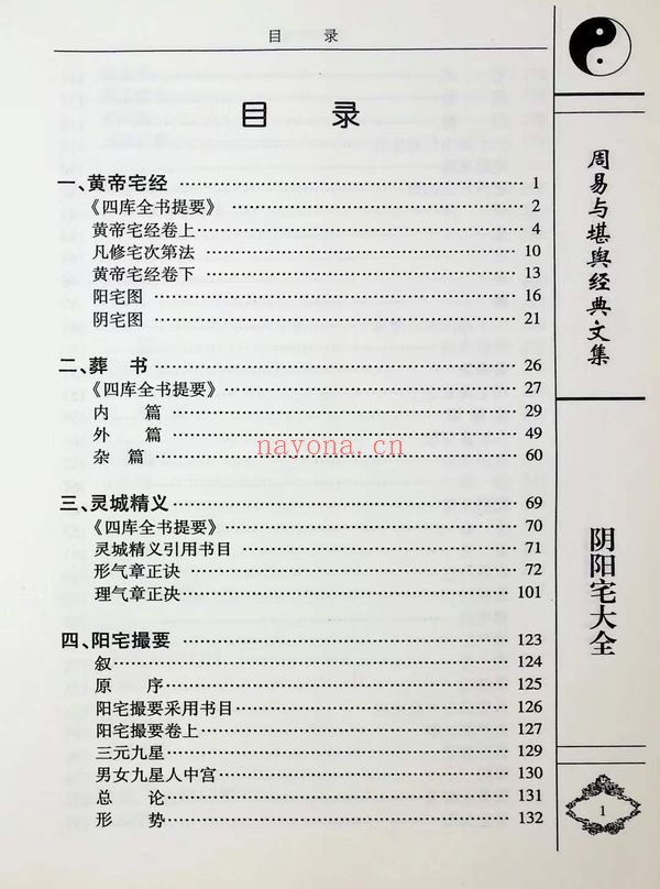 杨筠松阴阳宅大全547页PDF 风水秘本