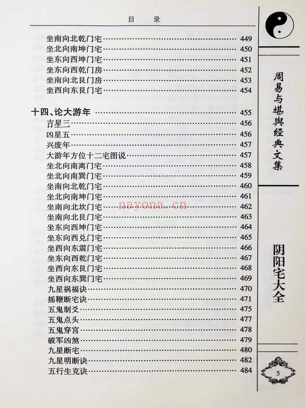 杨筠松阴阳宅大全547页PDF 风水秘本