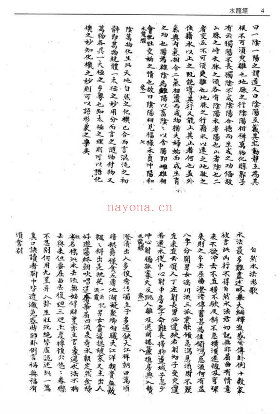 秘传水龙经152页PDF 风水水法秘本