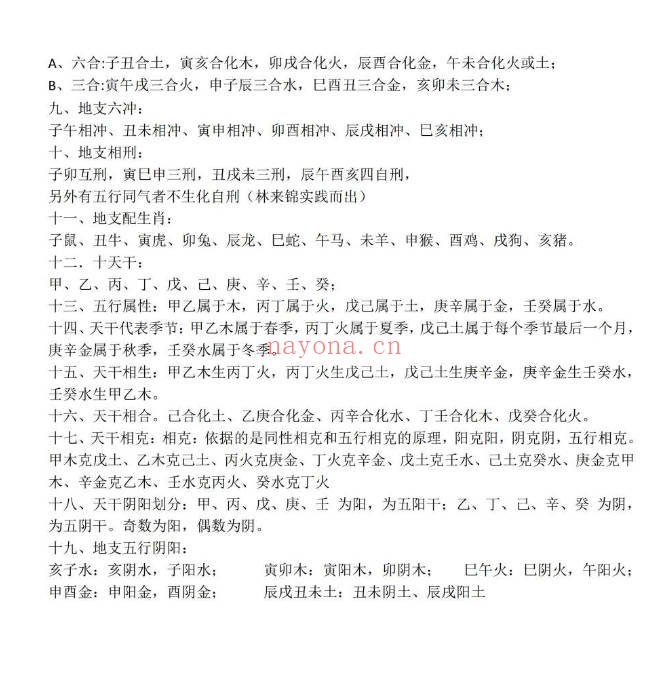 林来锦六爻占卦学习讲义102页PDF 六爻教程