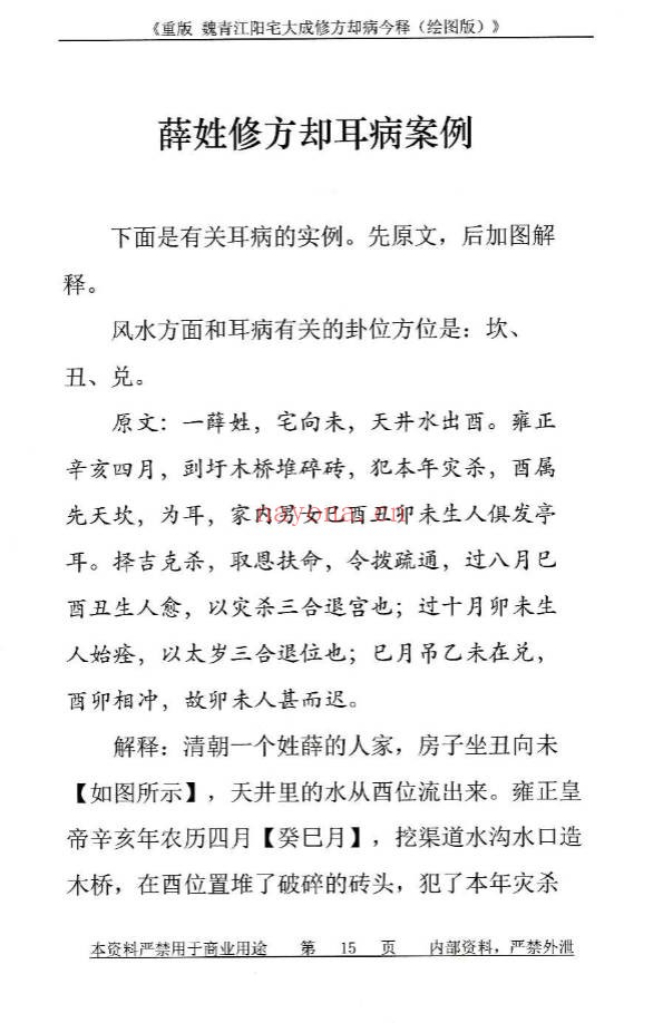 刘庆兴刘凤兴魏青江阳宅大成修方却病今释284页PDF