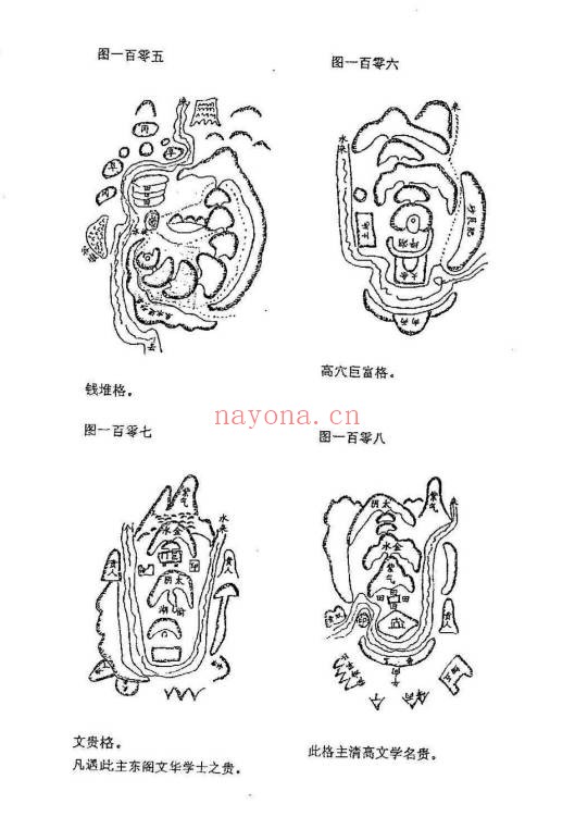 陈南湖地理易简图谱42页PDF 风水图谱秘本
