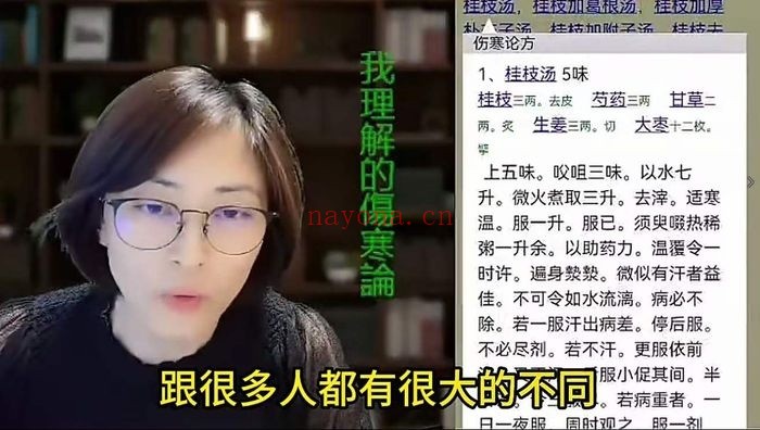 王大皮零基础专业拆解伤寒论48节视频 中医教程