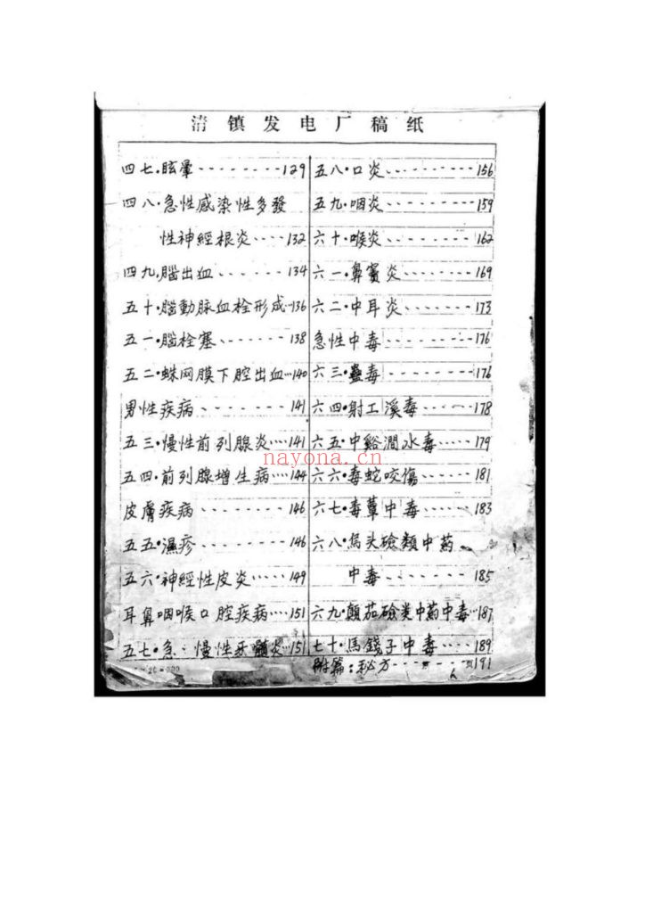 《四代中医世家秘方手稿》10