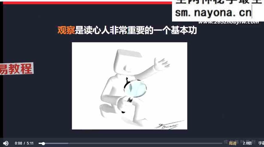 38天读心识人训练营，一眼识人，一秒读心50集视频