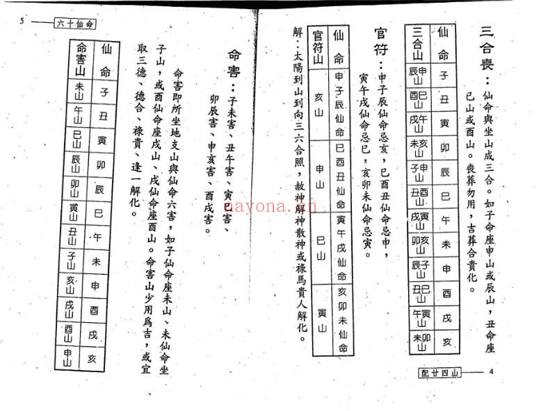 林琮学六十仙命配二十四山314页PDF 阴宅择日