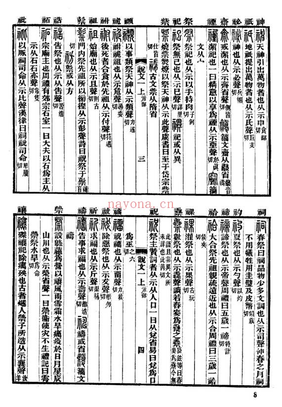 说文解字397页PDF 汉字字形字典