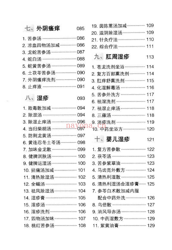 王培利皮肤病实效良方344页PDF 中医秘方