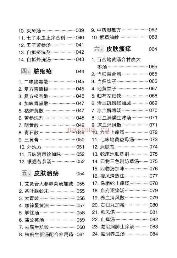 王培利皮肤病实效良方344页PDF 中医秘方