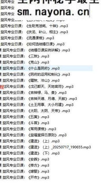 许联斌益风日课音频30集加文档pdf