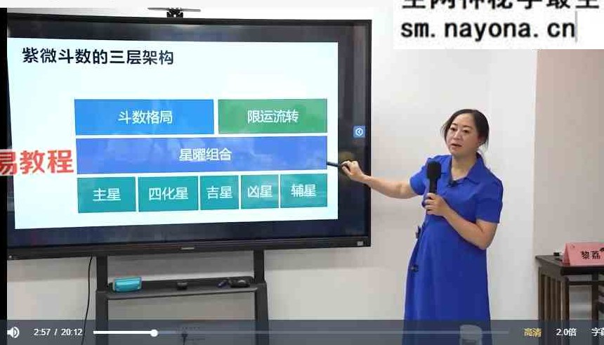 黎荔紫微心学初阶课视频12集