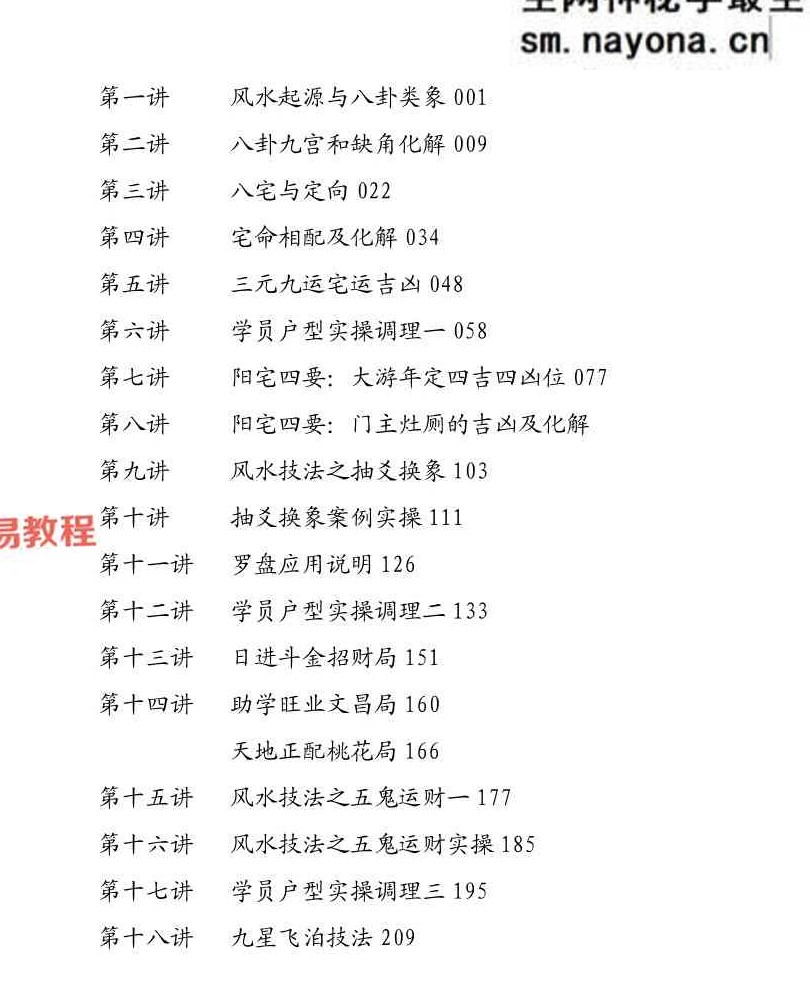 易谦-阳宅风水宗师班两册pdf