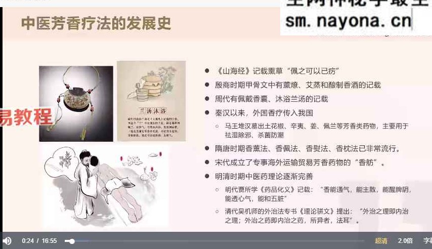 中医芳疗技能课视频87集