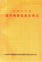 翁牛特旗党史大事记 1992版