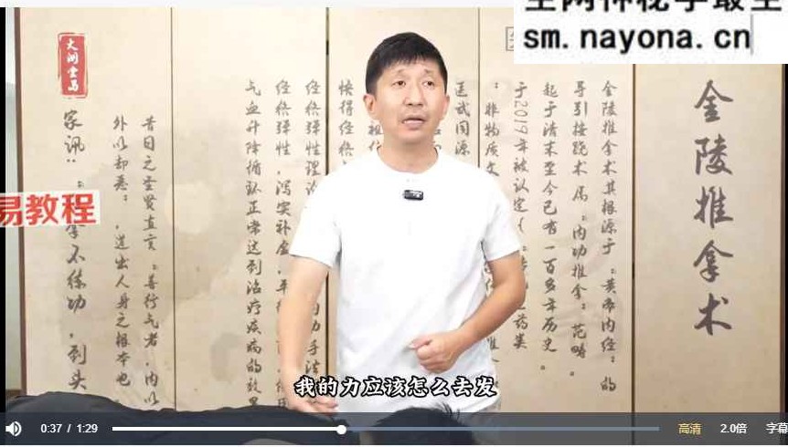 【金陵推拿术】-肝胆脾胃专项课33集视频