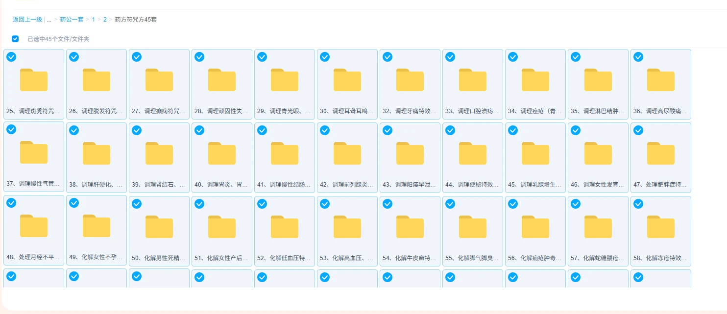 《药公治病符咒方法术大全》（27套合集）