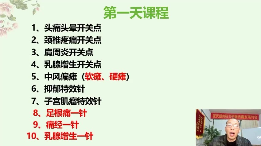 张文雨《–疼痛开关特效绝技》视频4集