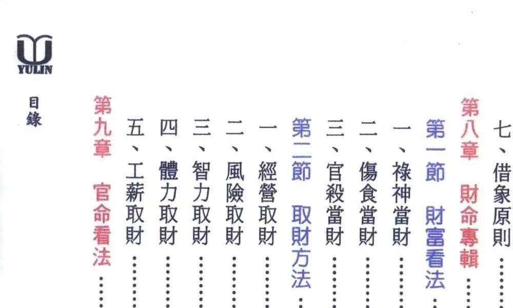 梁飞《民间盲派绝传秘籍传承精华》640页