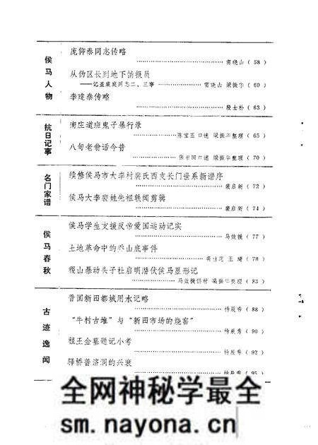 1986-侯马文史资料 第2辑.pdf电子版_山西省志预览图3 1986-侯马文史资料 第2辑.pdf电子版_山西省志预览图3