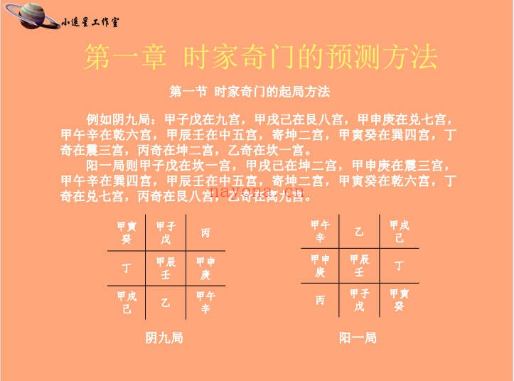 时家奇门遁甲预测起局入门与提高189页PDF 奇门教程