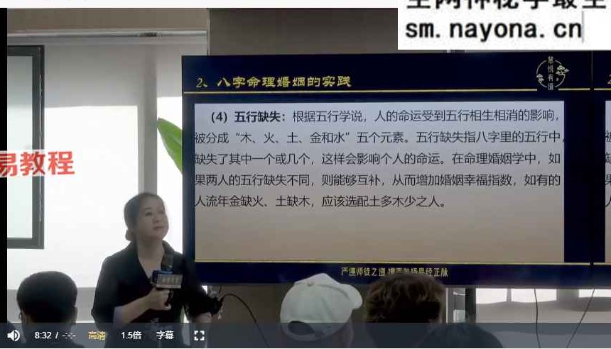 黎荔 子平易学高阶课视频20集