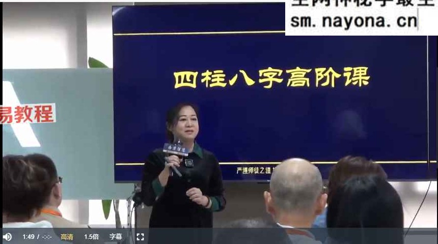 黎荔 子平易学高阶课视频20集