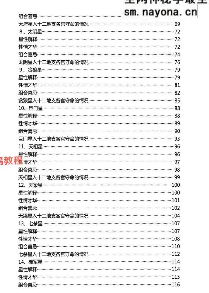 欧阳萍萍紫微斗数书籍三册电子版 pdf 530页