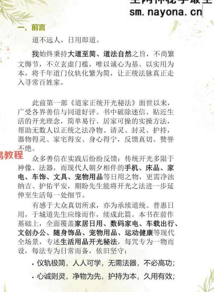 于城道-道家正统开光秘法全书+续篇pdf