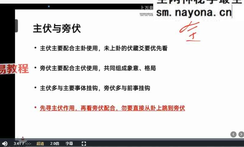 青衣新课六爻精华班视频15集
