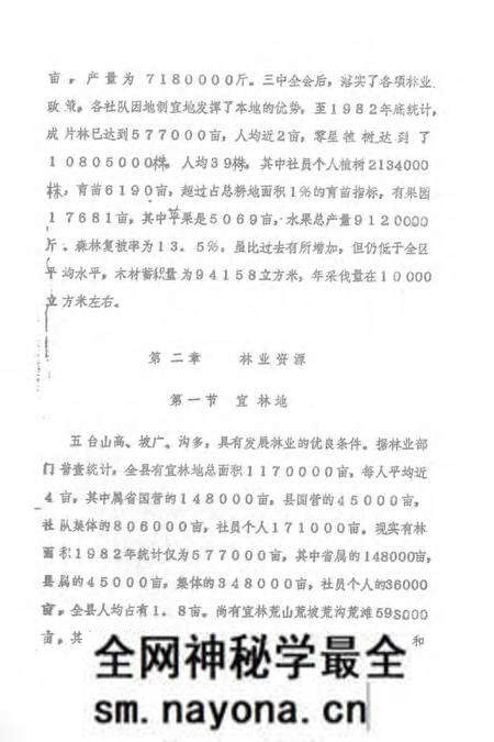 1983-五台县志 第5卷 林业志 征求意见稿.pdf电子版_山西省志预览图3 1983-五台县志 第5卷 林业志 征求意见稿.pdf电子版_山西省志预览图3