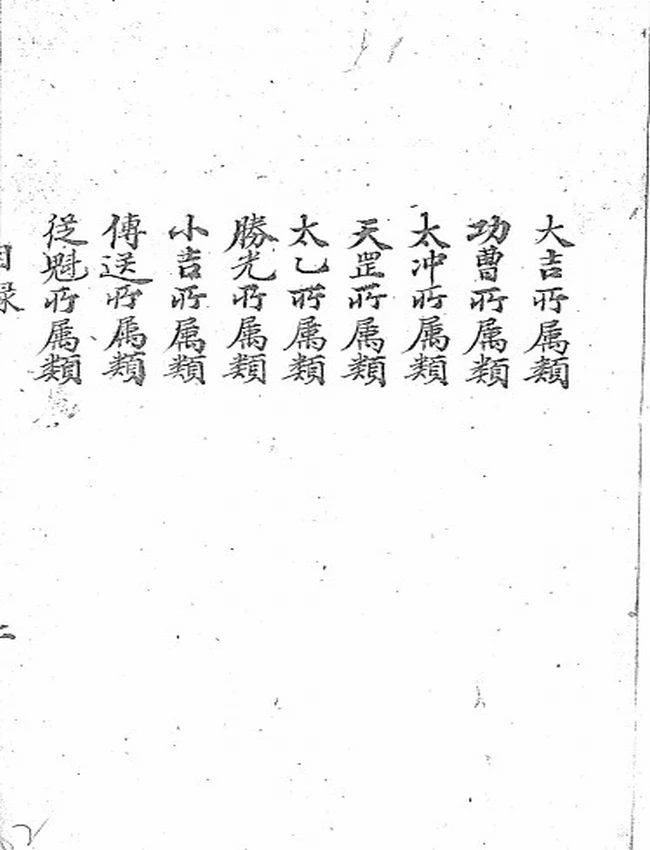 大六壬通天银河棹八卷 清钞本插图 大六壬通天银河棹八卷 清钞本插图