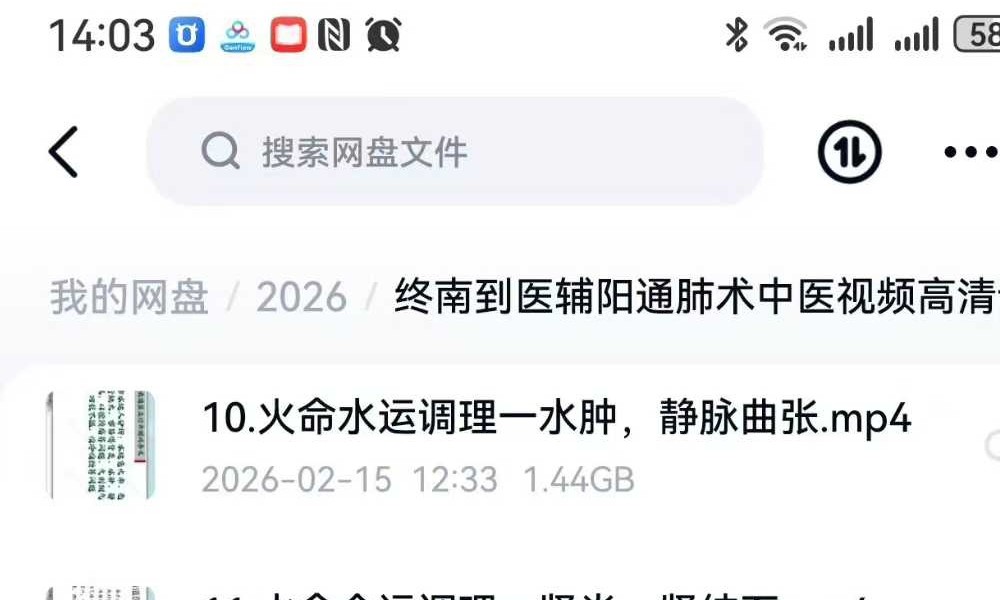 终南道医《辅阳通肺术》中医21集视频(鼻炎咽喉痛咳嗽结节)