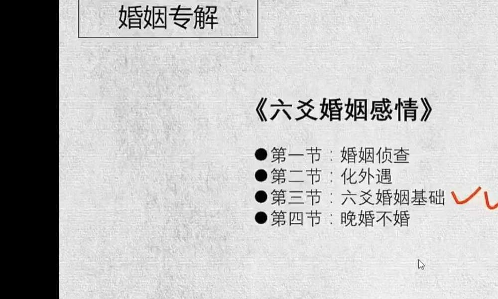 易熵 散人六爻化解 15集视频+课件