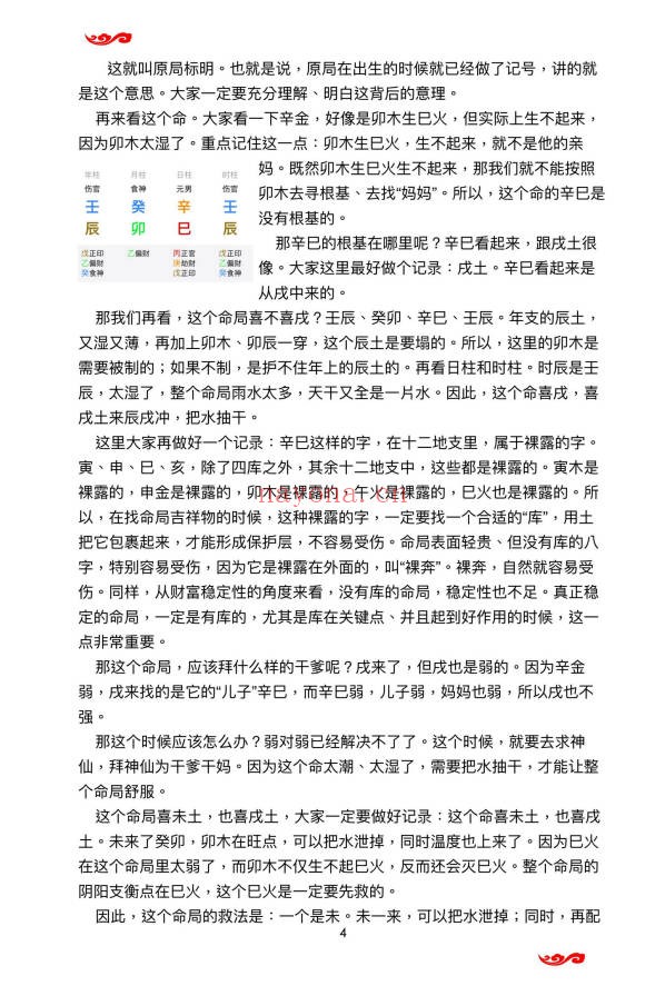 杨清娟弟子陈家盛第二届盲派清娟命理补习班492页PDF