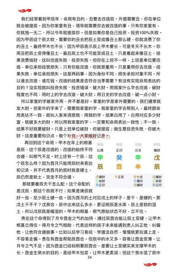 杨清娟弟子陈家盛第二届盲派清娟命理补习班492页PDF
