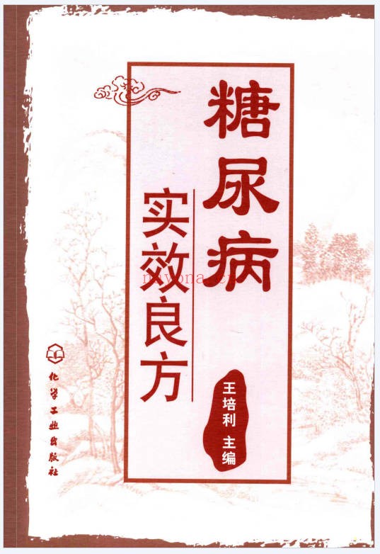 王培利糖尿病实效良方301页PDF 中医秘方