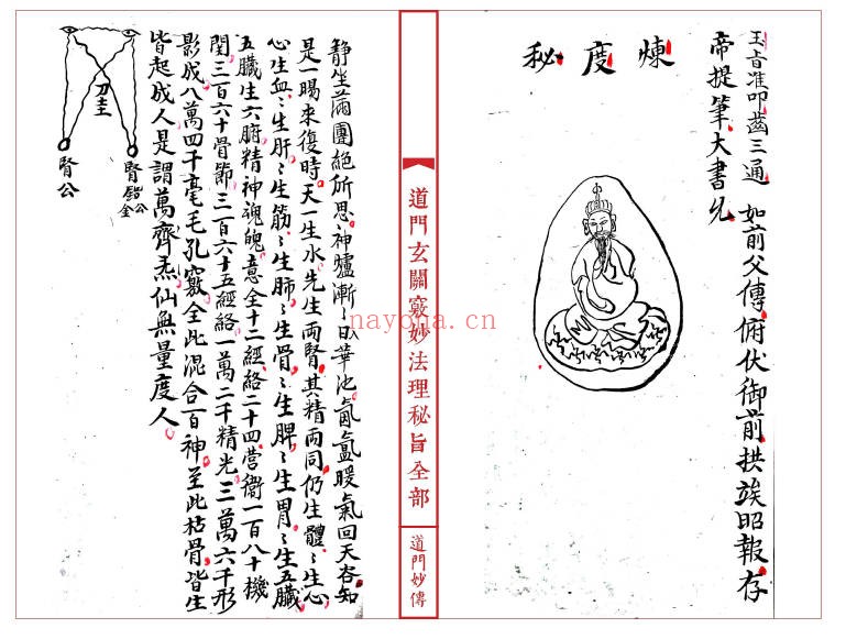 道妙法理玄关诸窍秘旨98筒子页PDF 符咒秘本