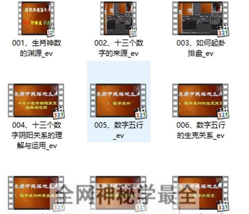 A2340书含《生肖神数入门到精通》视频35集