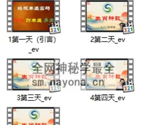 A2340书含《生肖神数入门到精通》视频35集