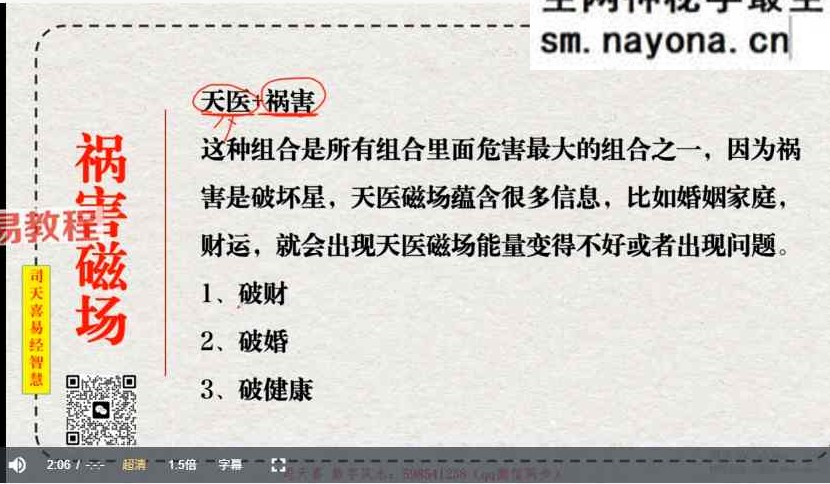 司天喜 数字能量传承班系统课44集视频