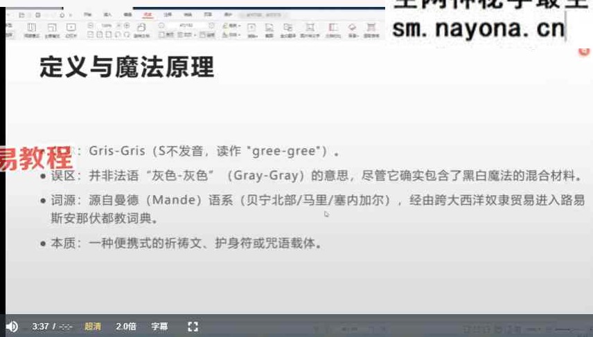 丽华 巫毒×胡毒Magic 视频14集+课件