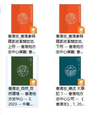 香港志_总述大事记自然自然环境香港参与国家改革开放志_