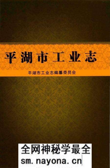 《平湖市工业志》.pdf电子版_浙江省志预览图 《平湖市工业志》.pdf电子版_浙江省志预览图