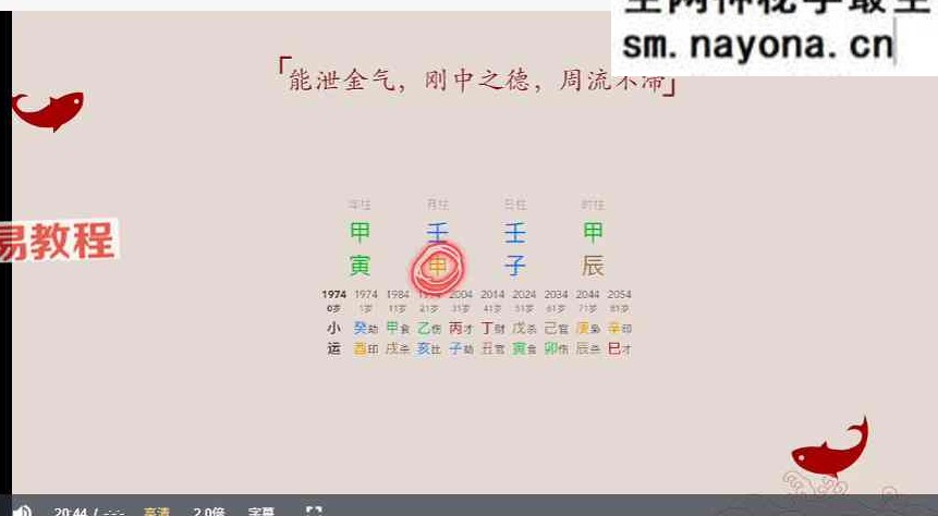 南卜子老师精讲[玫瑰]《滴天髓通神论上册》【视频+ppt+配套书籍】