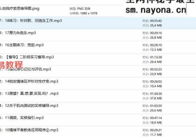 30天情绪平衡教练（个案+督导）从自我疗愈到疗愈他人的蜕变 音频