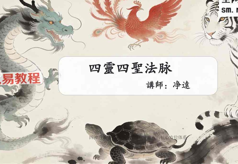 净远-四灵四兽法之生意旺财三法 音频+课件pdf