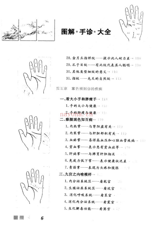 雷子张家林图解手诊大全319页PDF 手诊医学教程