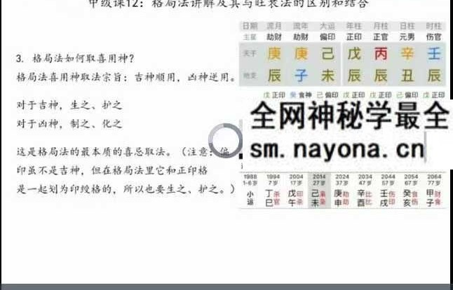 惟昕《子平四柱八字 初级课》9集视频